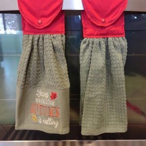 Leaves Are Falling Autumn Is Calling Hanging Towel